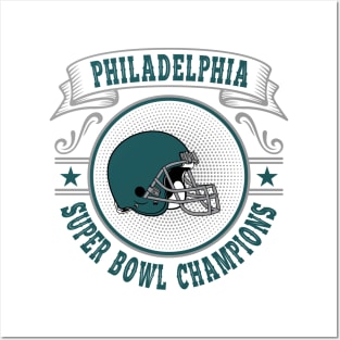Philadelphia Super Bowl Champions Posters and Art